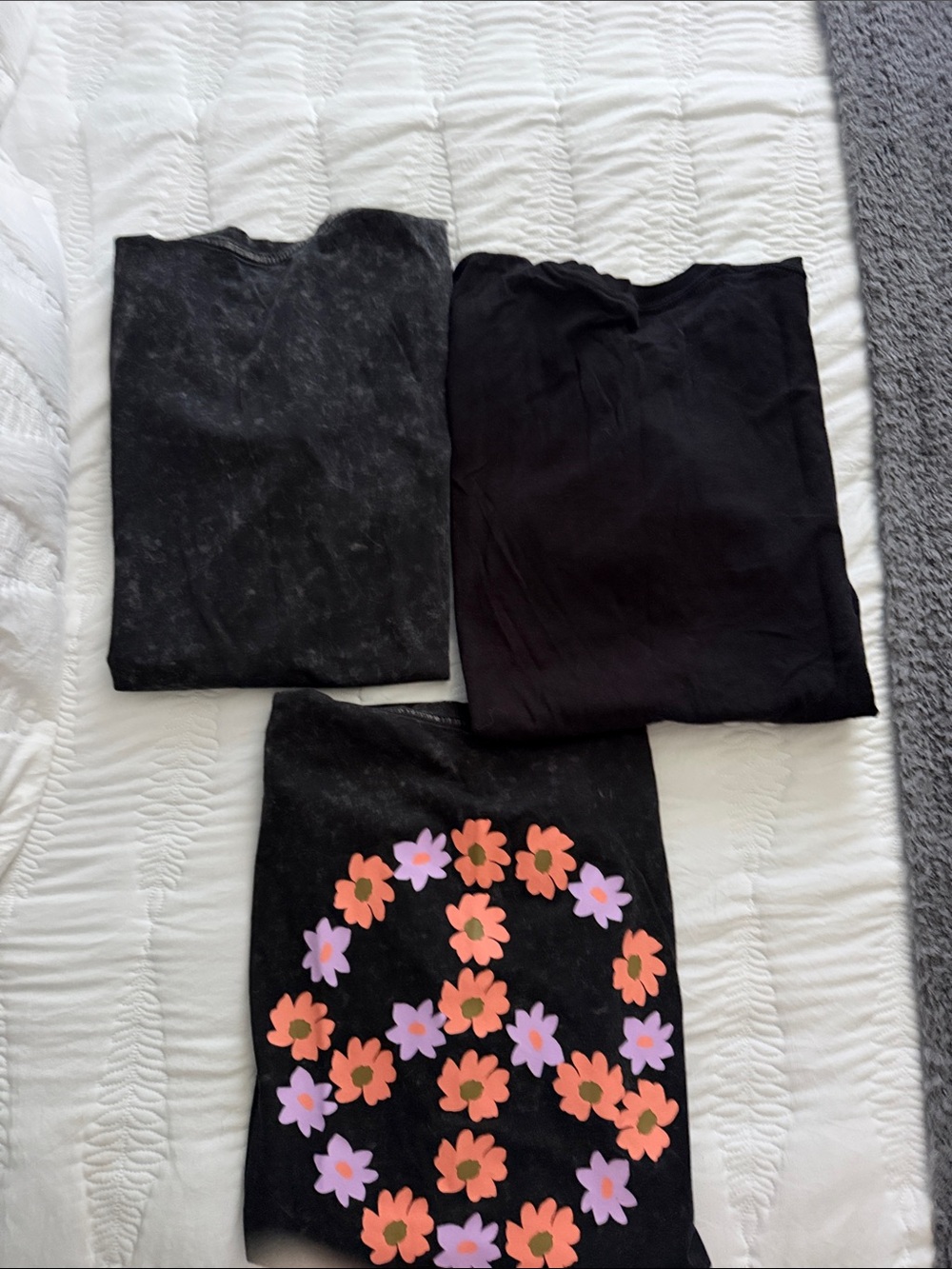 PINK Victoria's Secret Black Tops with Hot Pink Logo - Picture 2 of 9